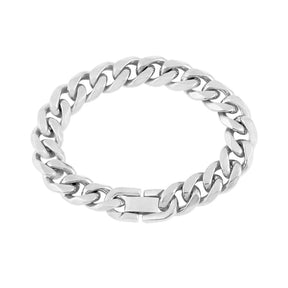 BohoMoon Stainless Steel Alessandra Chunky Bracelet Silver / Small