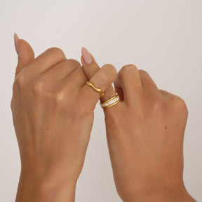 Bohomoon Stainless Steel Alexa Ring