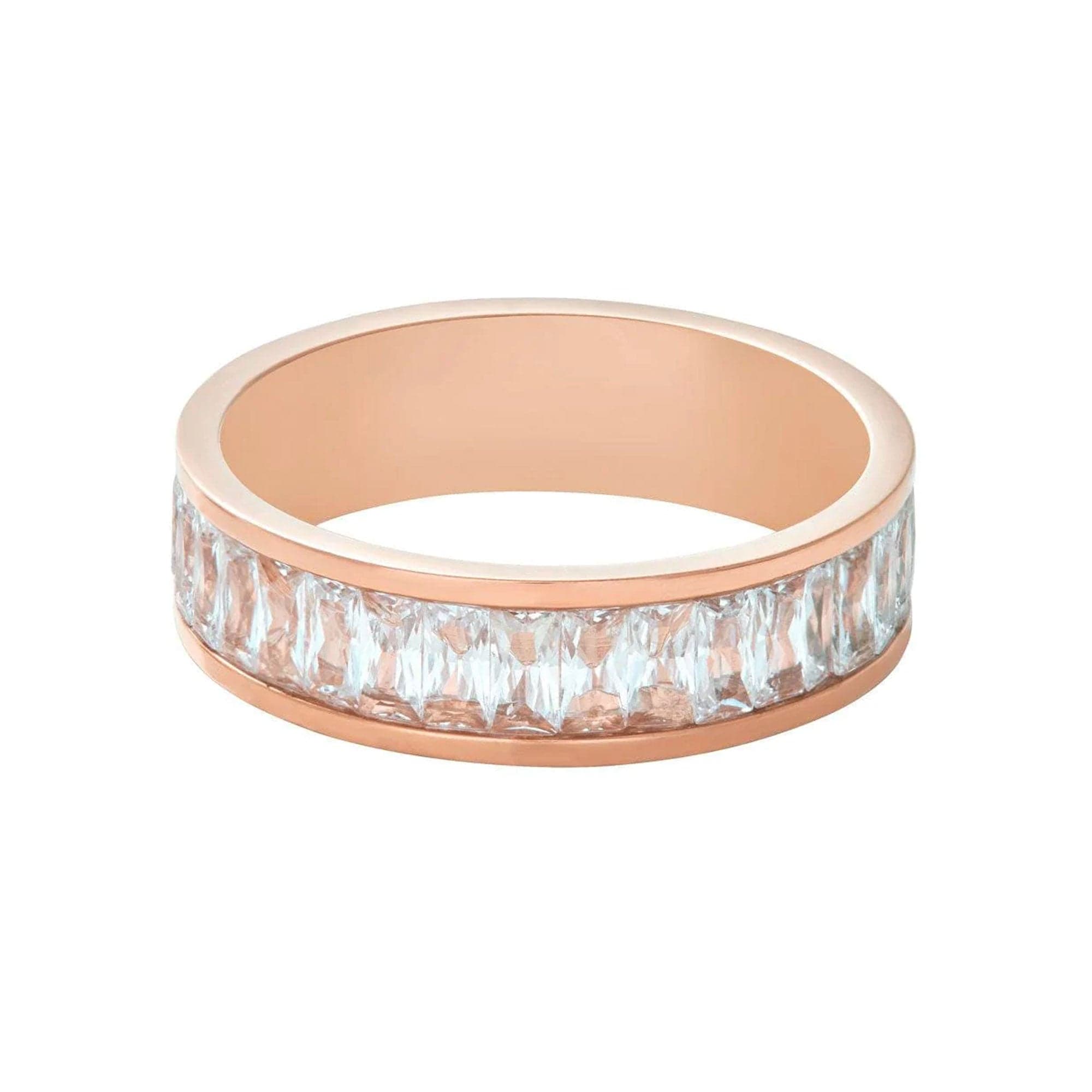 BohoMoon Stainless Steel Alexa Ring Rose Gold / US 6 / UK L / EUR 51 (small)