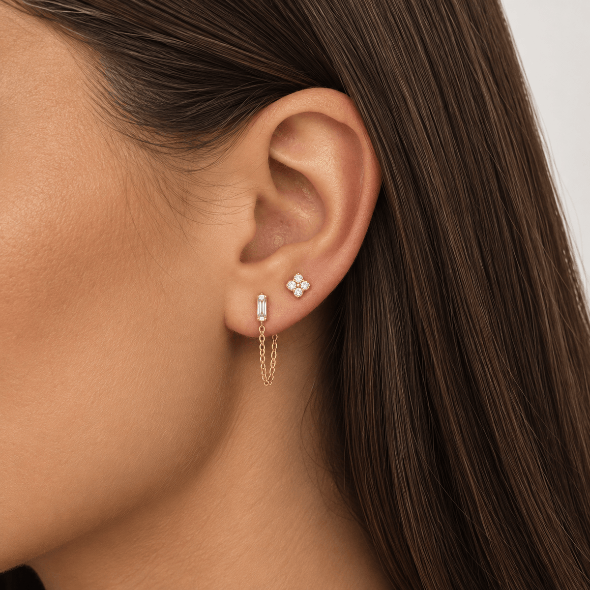Bohomoon Stainless Steel Alexandra Stud Earrings