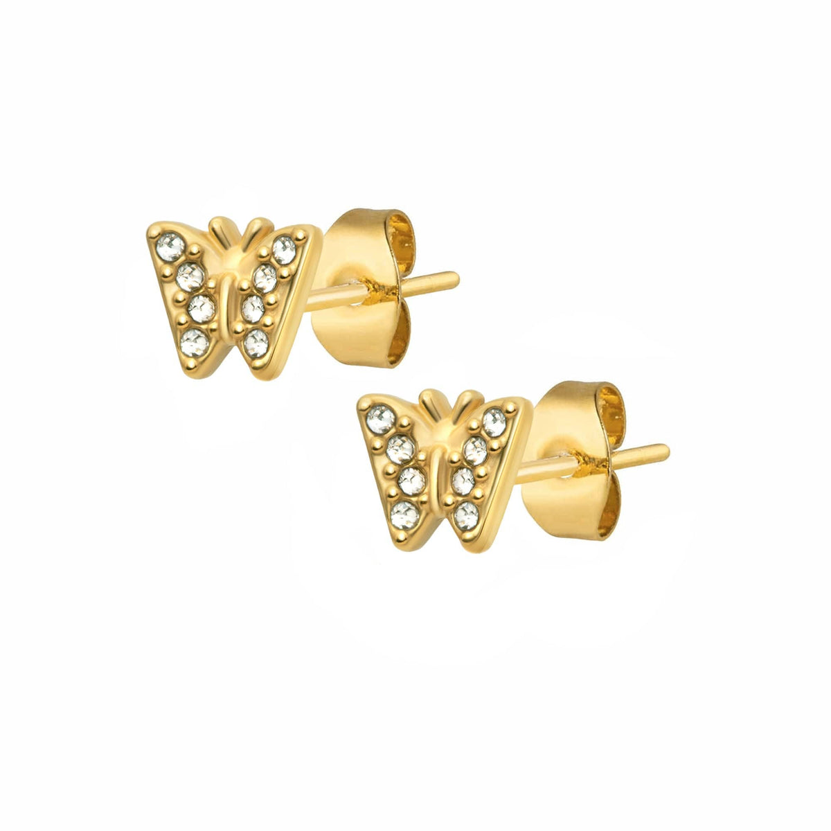 BohoMoon Stainless Steel Alexandria Stud Earrings Gold