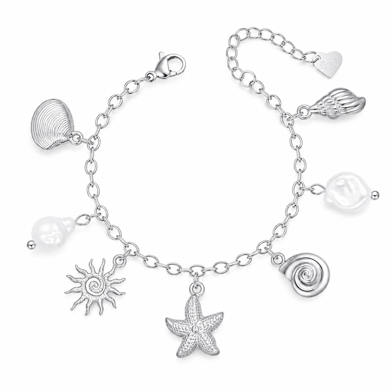 Bohomoon Stainless Steel Alicante Charm Bracelet