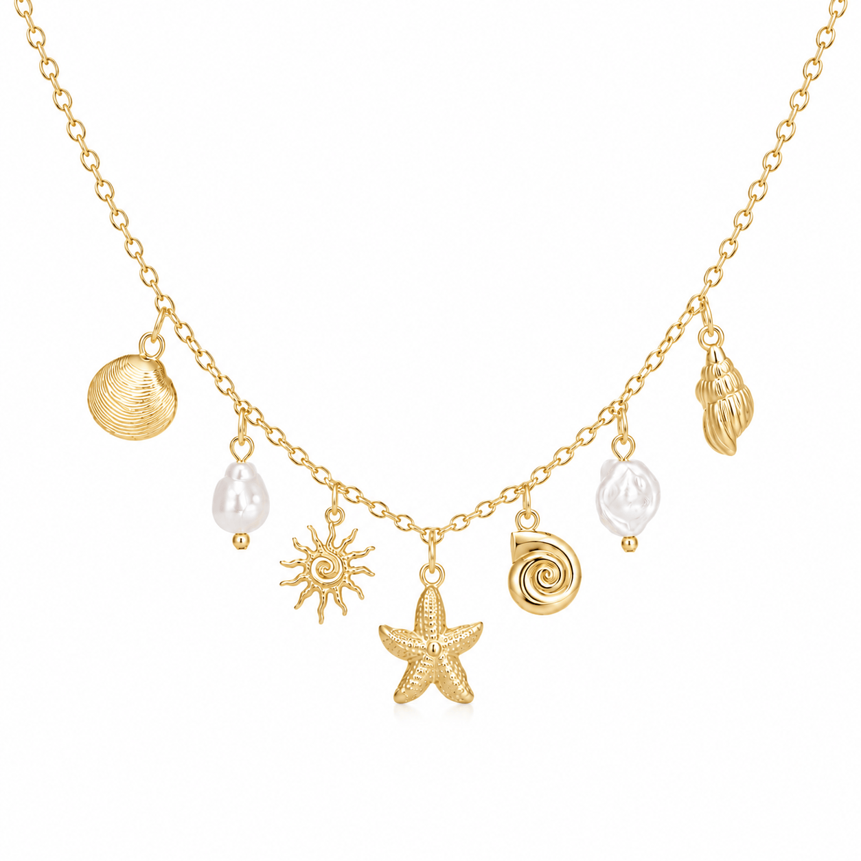 Bohomoon Stainless Steel Alicante Charm Necklace