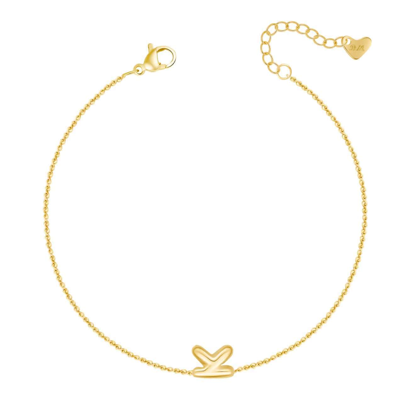 Bohomoon Stainless Steel All About Me Initial Bracelet
