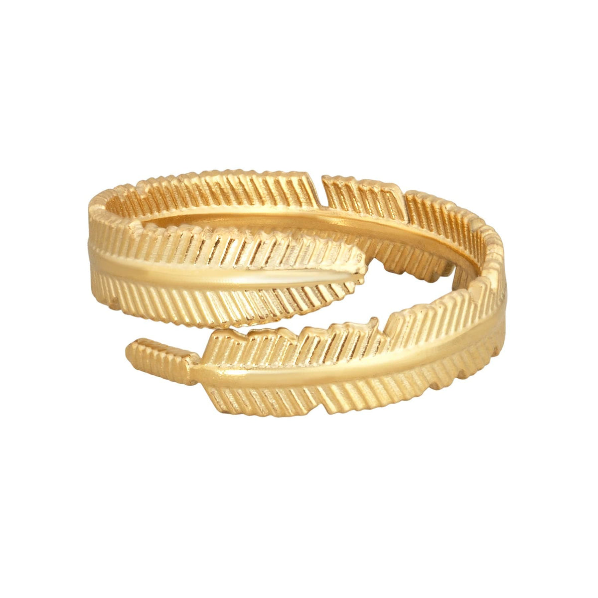 BohoMoon Stainless Steel Allegra Ring Gold / Adjustable