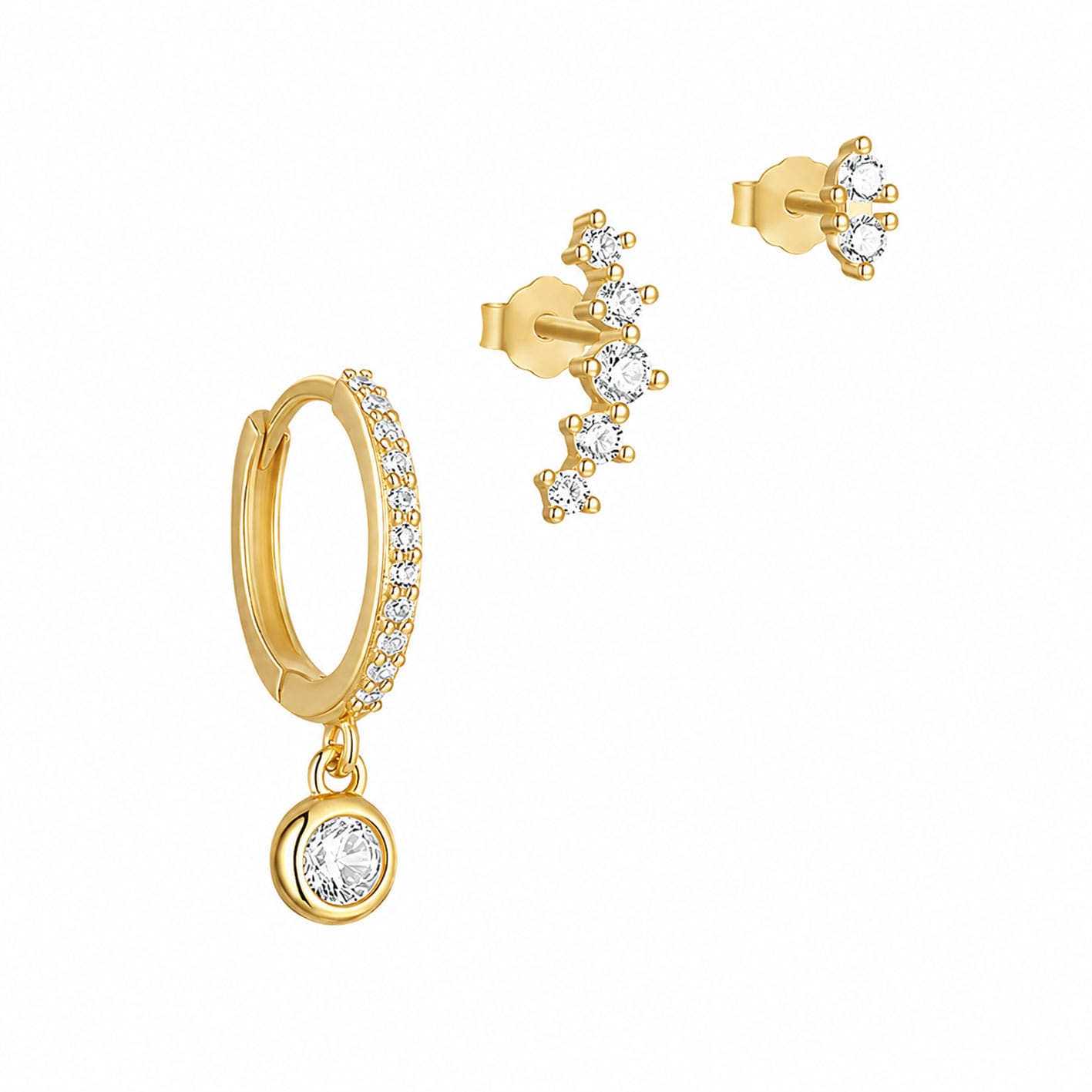 Bohomoon Stainless Steel Allie Earring Set