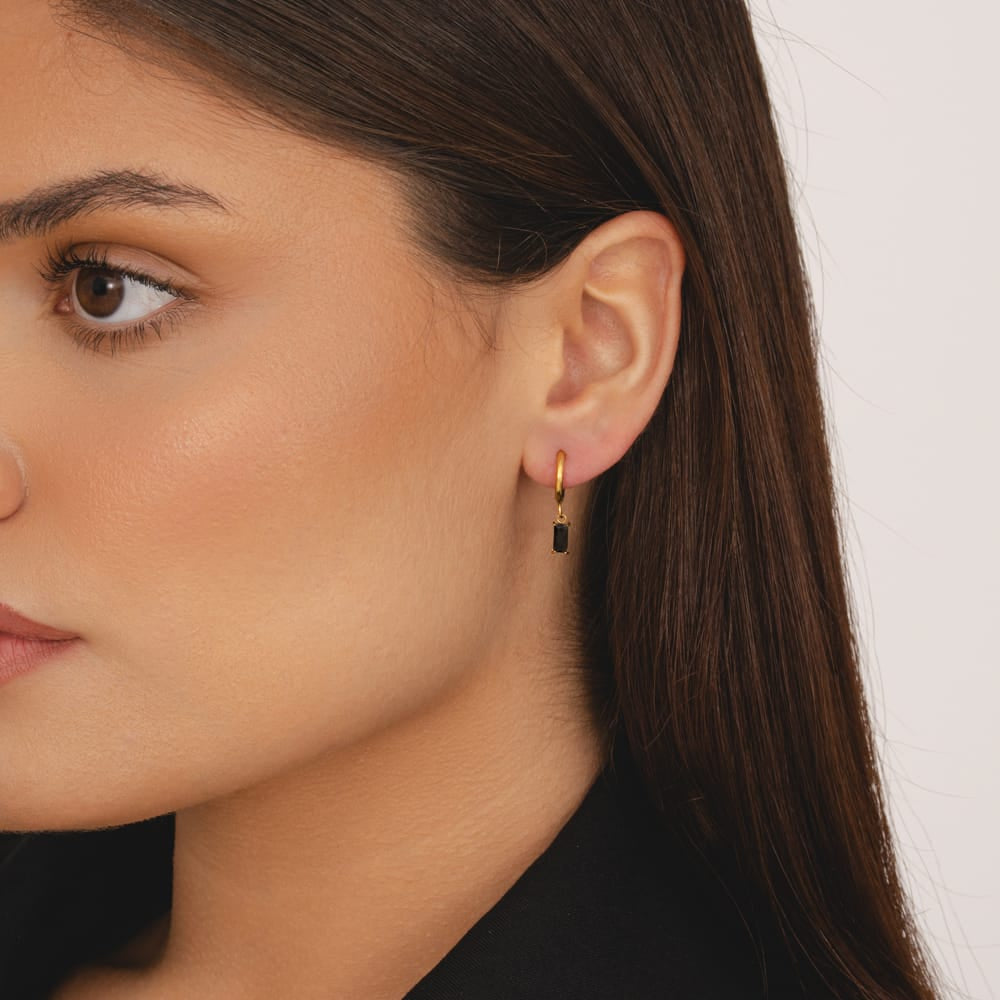 Bohomoon Stainless Steel Alma Hoop Earrings