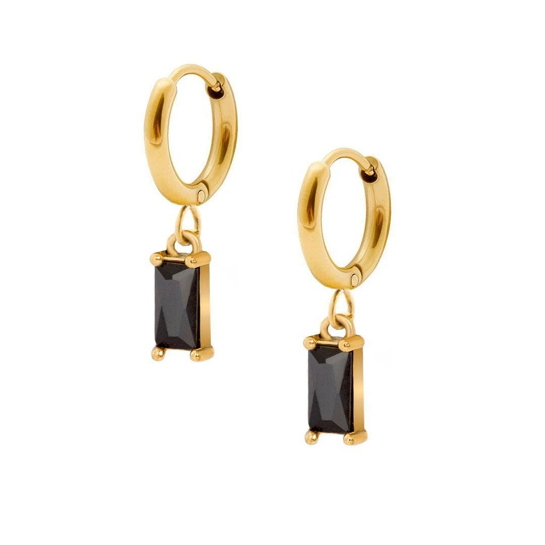 BohoMoon Stainless Steel Alma Hoop Earrings Gold