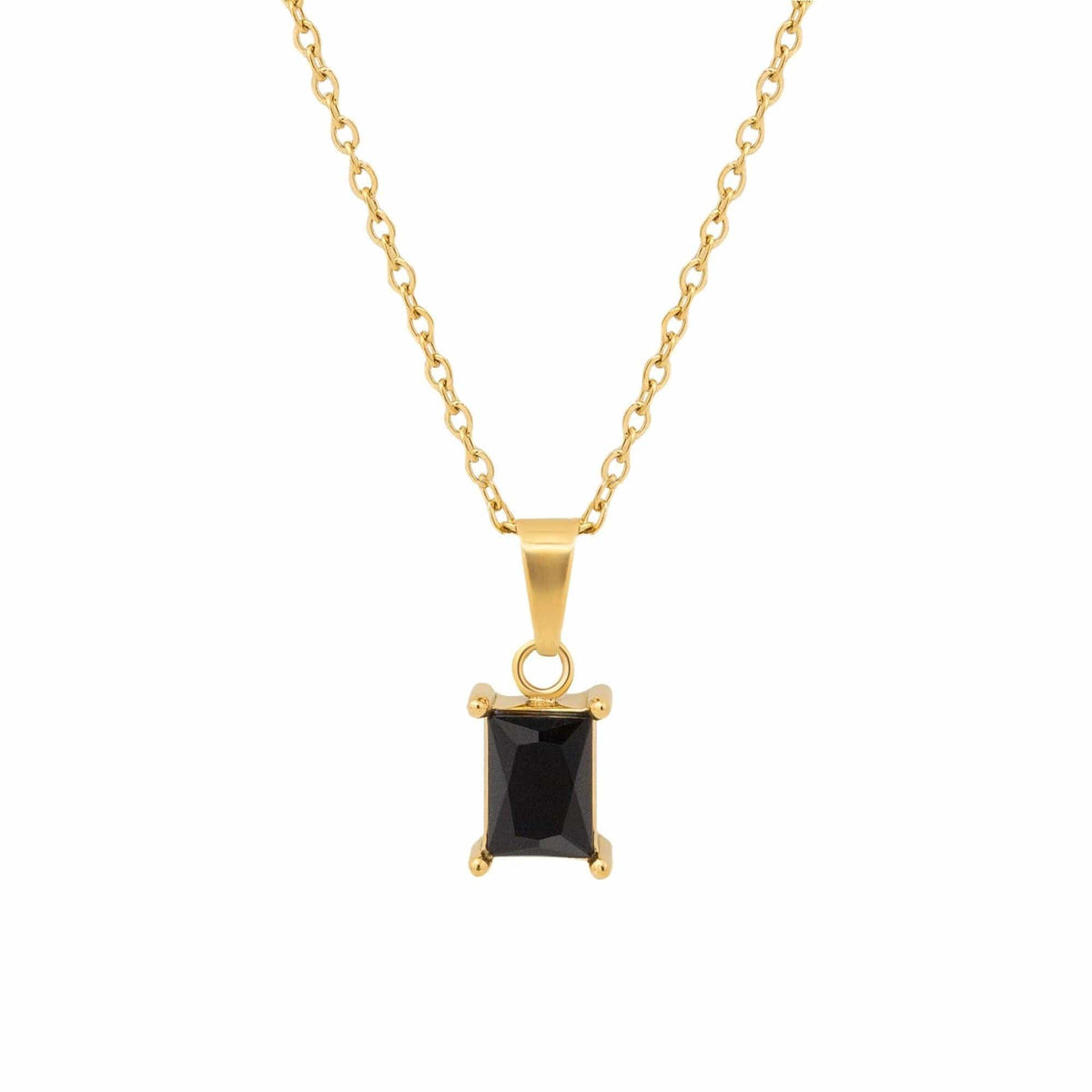 BohoMoon Stainless Steel Alma Necklace Gold / Black