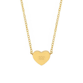 BohoMoon Stainless Steel Alora Zodiac Necklace Gold / Aquarius