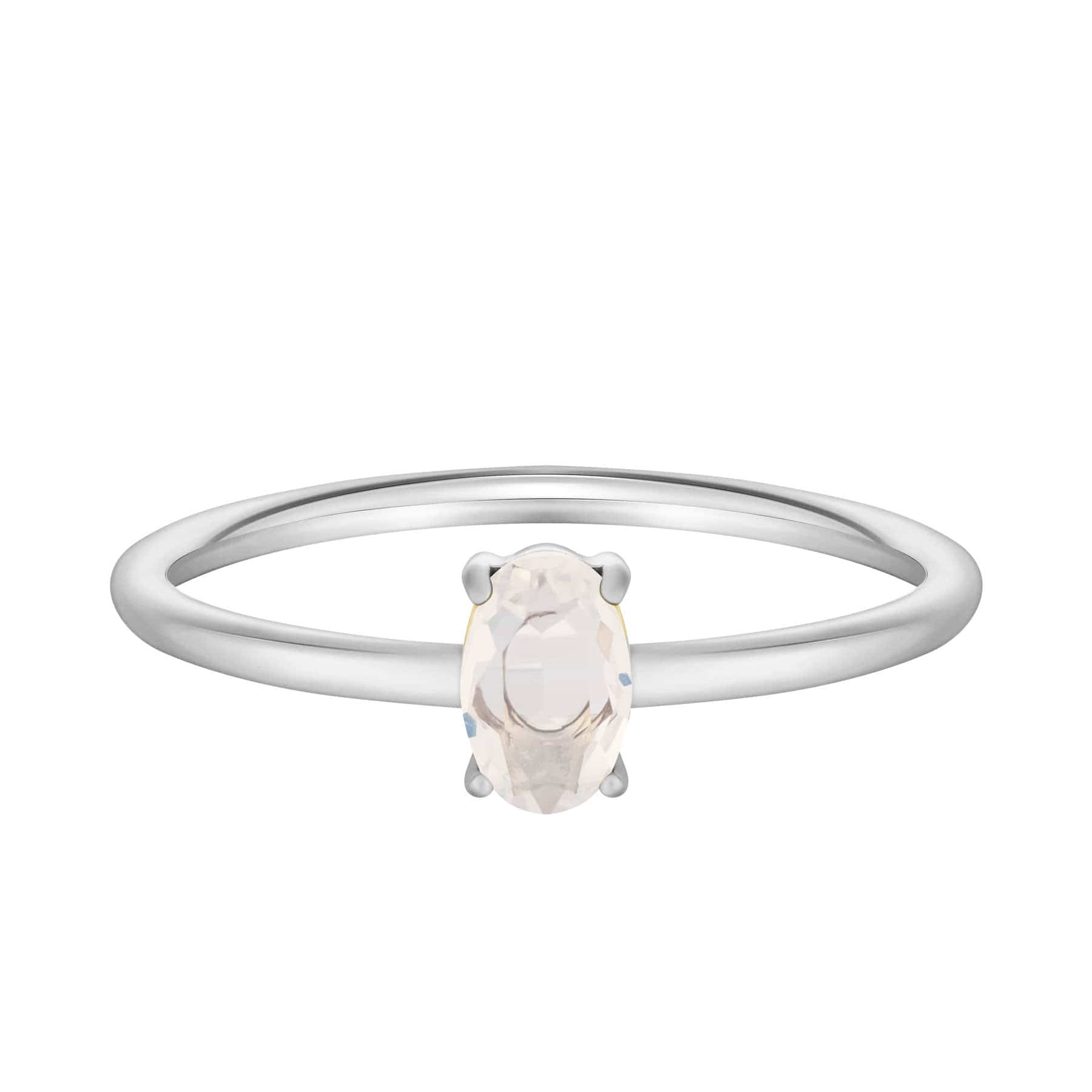 Bohomoon Stainless Steel Always Birthstone Ring