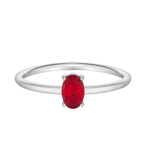 Bohomoon Stainless Steel Always Birthstone Ring