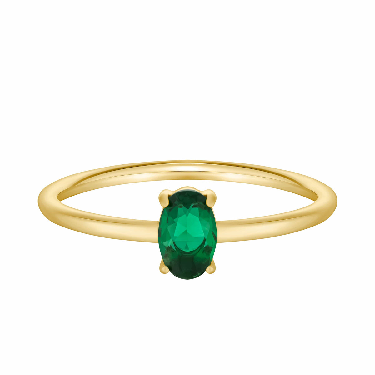 Bohomoon Stainless Steel Always Birthstone Ring