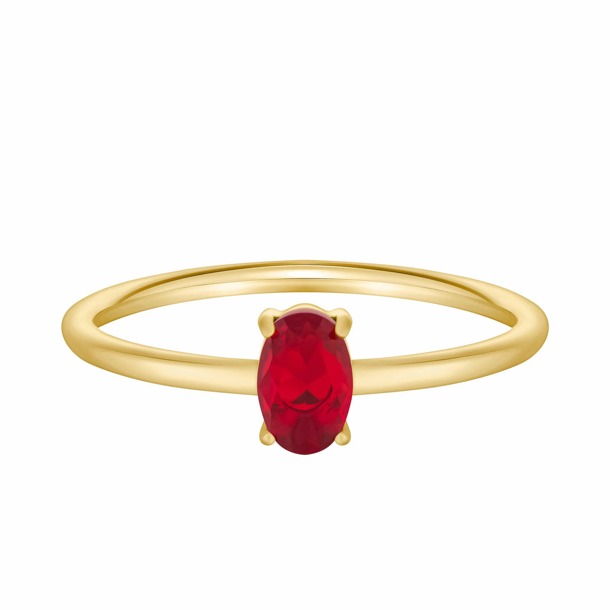 Bohomoon Stainless Steel Always Birthstone Ring