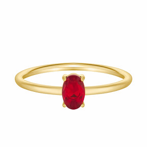 Bohomoon Stainless Steel Always Birthstone Ring
