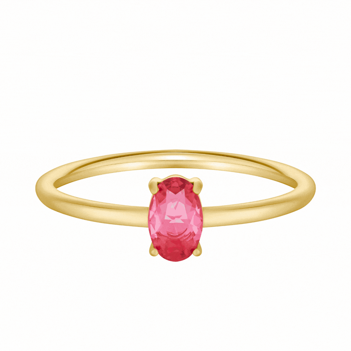Bohomoon Stainless Steel Always Birthstone Ring