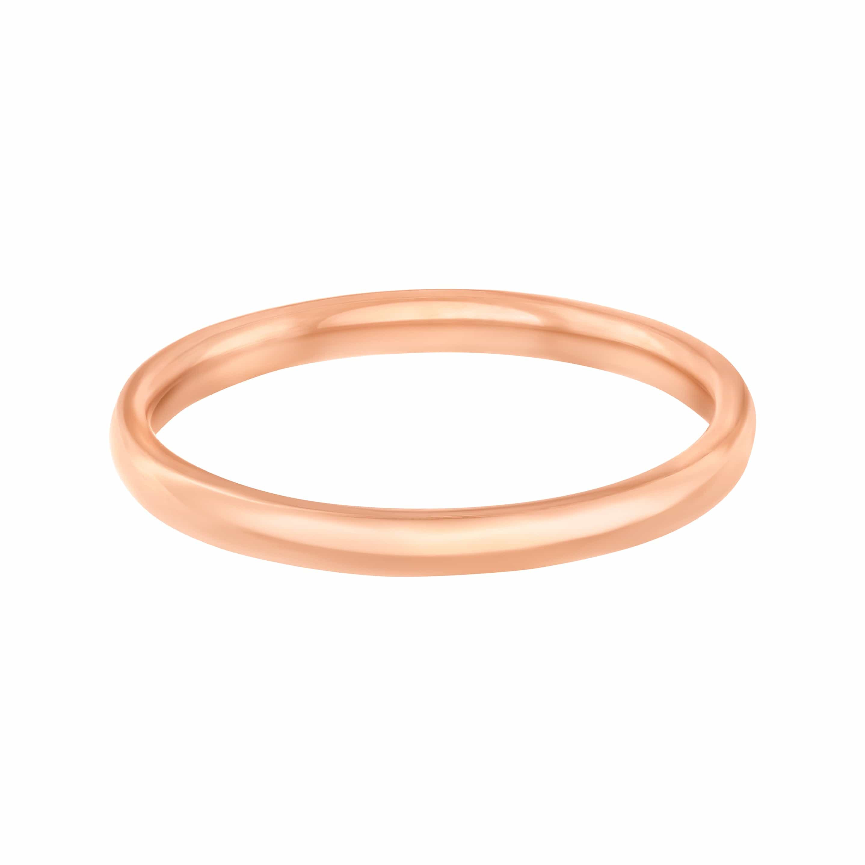 Bohomoon Stainless Steel Amelia Plain Band Ring