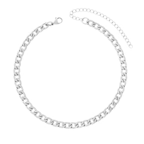 BohoMoon Stainless Steel Amidala Choker / Necklace Silver / Choker