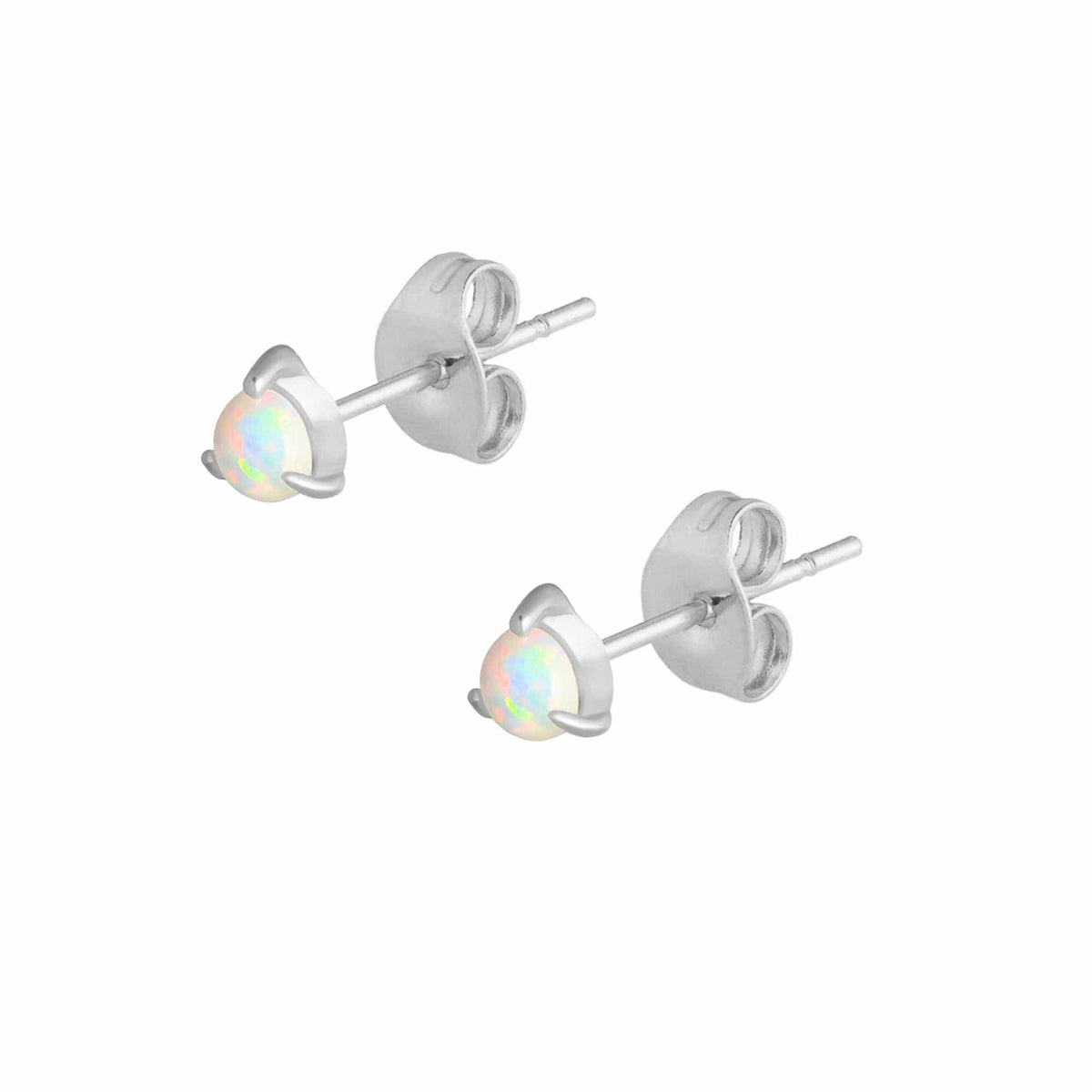 BOHOMOON Stainless Steel Andromeda Opal Stud Earrings Silver