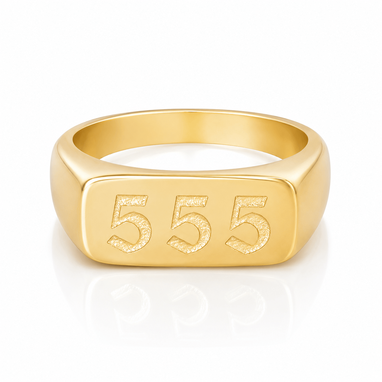 Bohomoon Stainless Steel Angel Numbers Ring