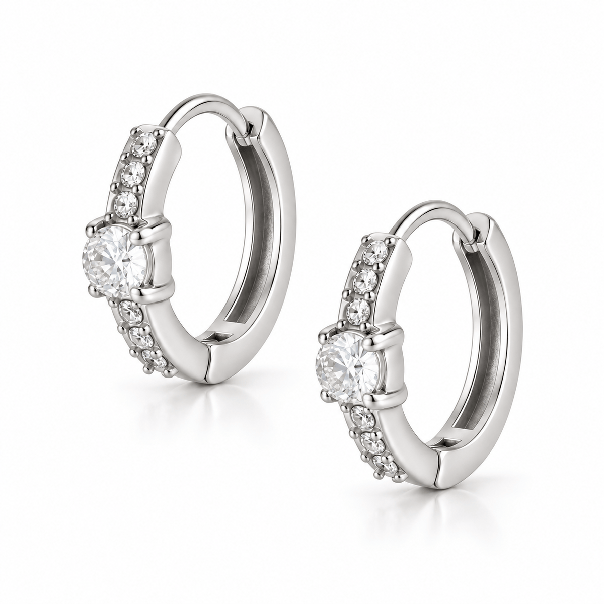 Bohomoon Stainless Steel Annabelle Hoop Earrings