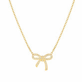Bohomoon Stainless Steel Annie Bow Necklace