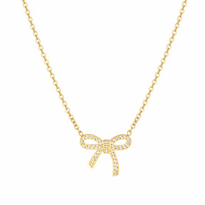 Bohomoon Stainless Steel Annie Bow Necklace