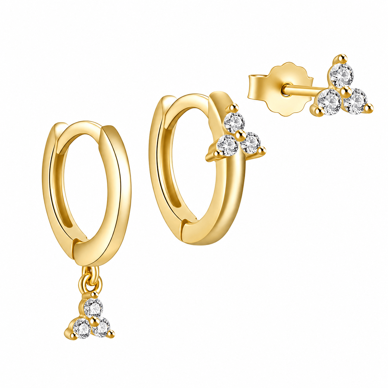 Bohomoon Stainless Steel Annie Earring Set