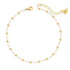 Bohomoon Stainless Steel Antalya Pearl Anklet