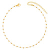BohoMoon Stainless Steel Antalya Pearl Belly Chain Gold / Small