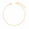 BohoMoon Stainless Steel Antalya Pearl Choker Gold