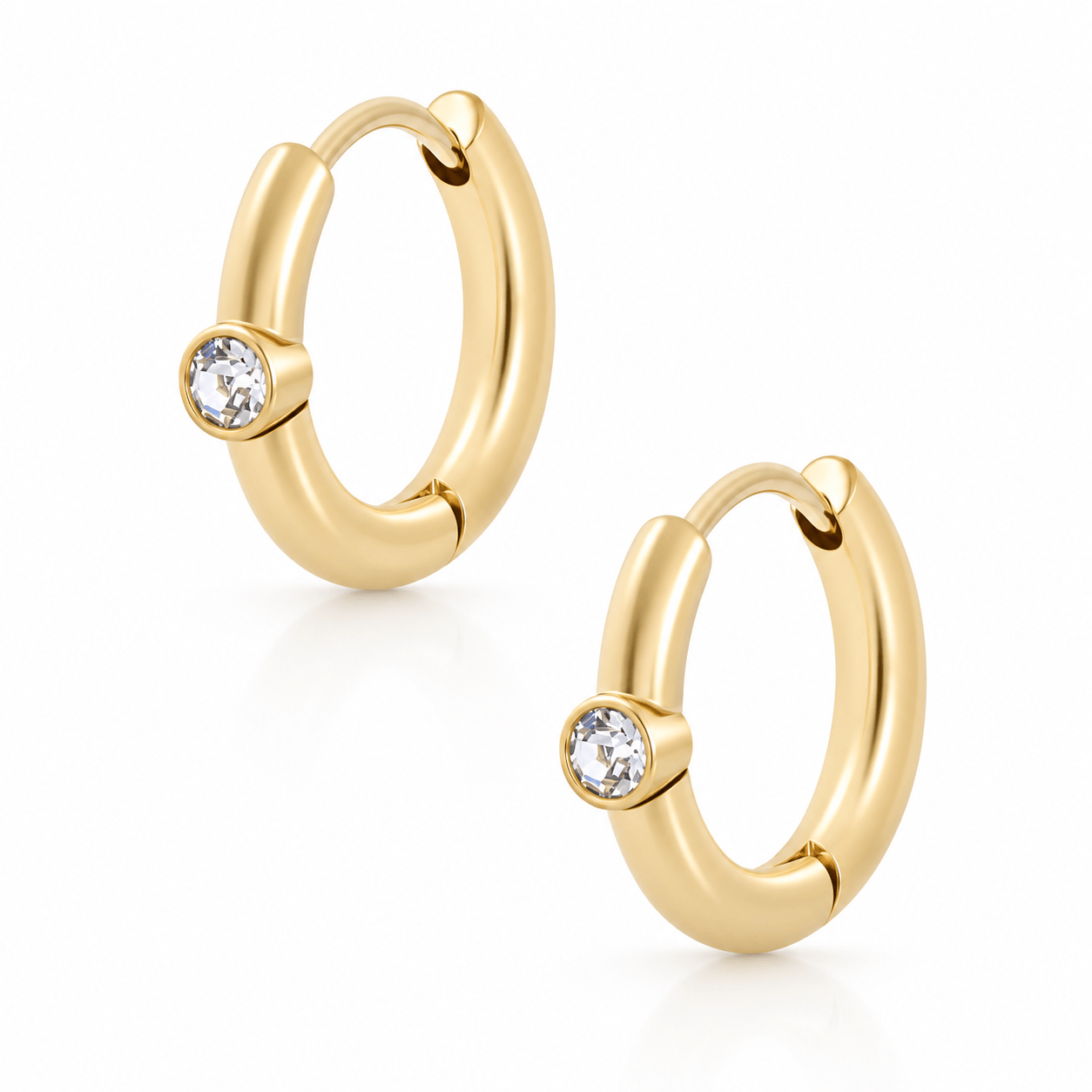 Bohomoon Stainless Steel Anya Hoop Earrings