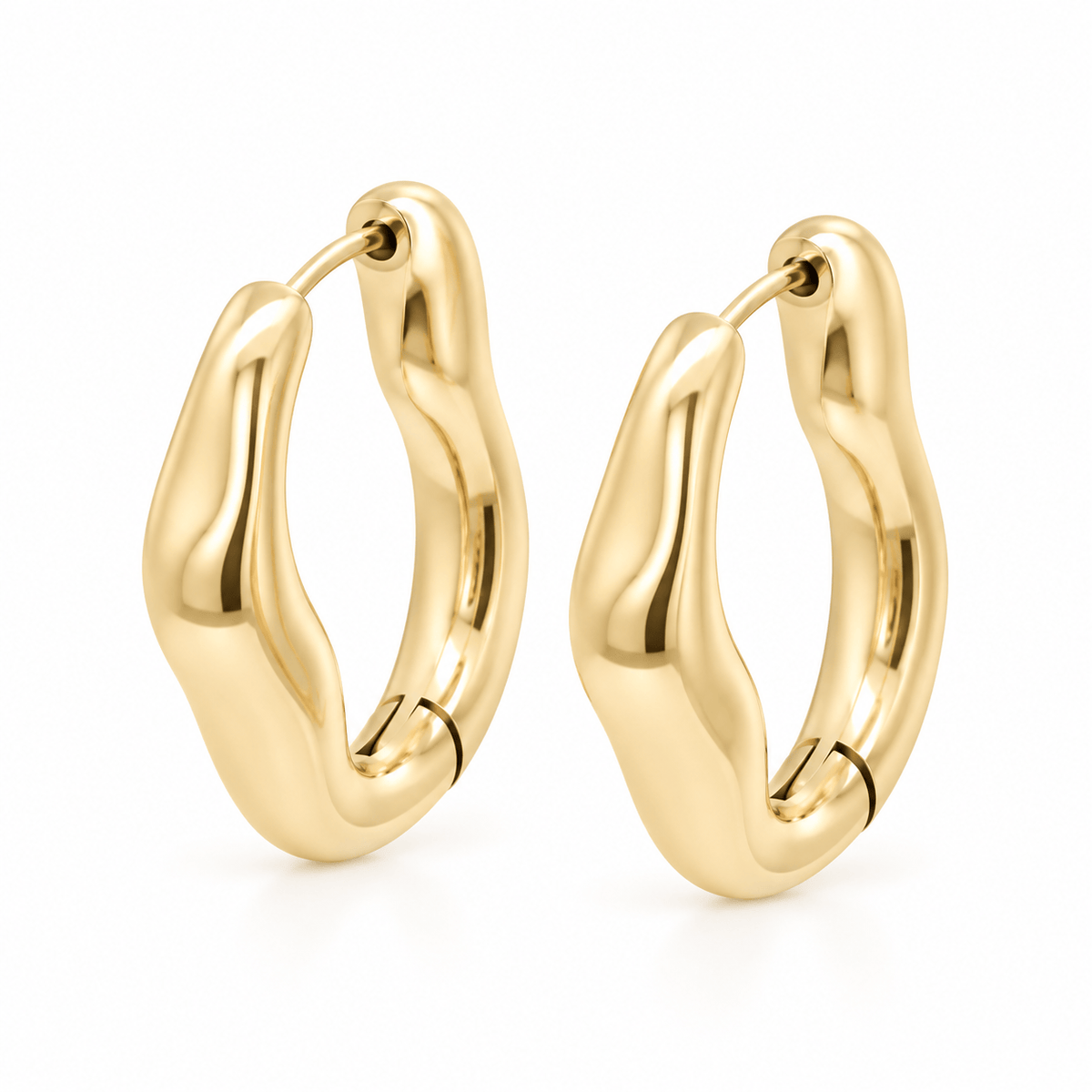 Bohomoon Stainless Steel Anya Hoop Earrings