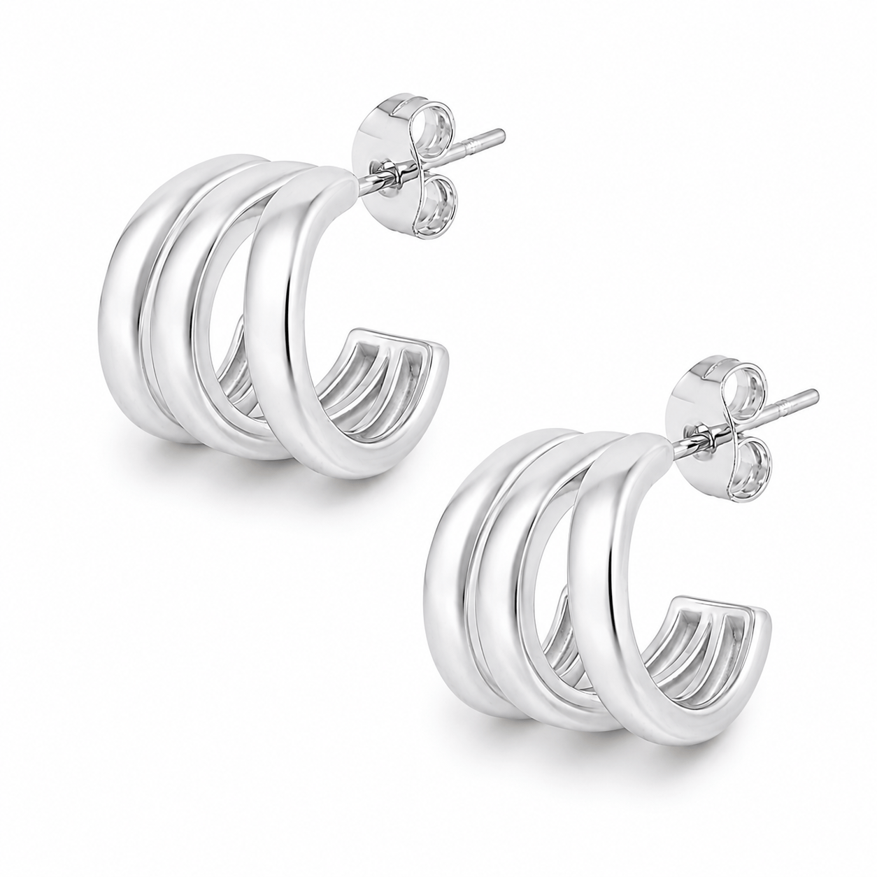 Bohomoon Stainless Steel Apollo Hoop Earrings