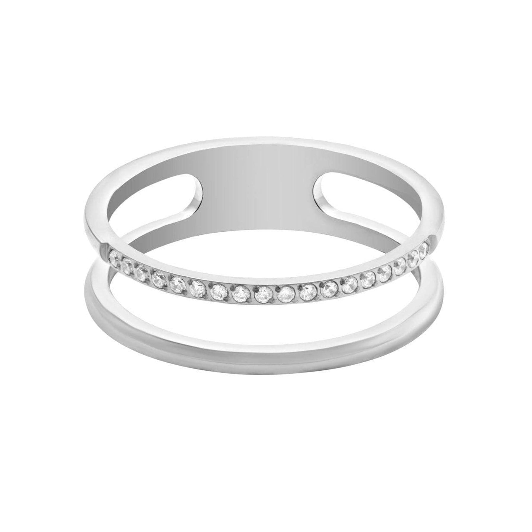BohoMoon Stainless Steel Arabella Ring Silver / US 4 / UK H / EUR 46 / (xxsmall)