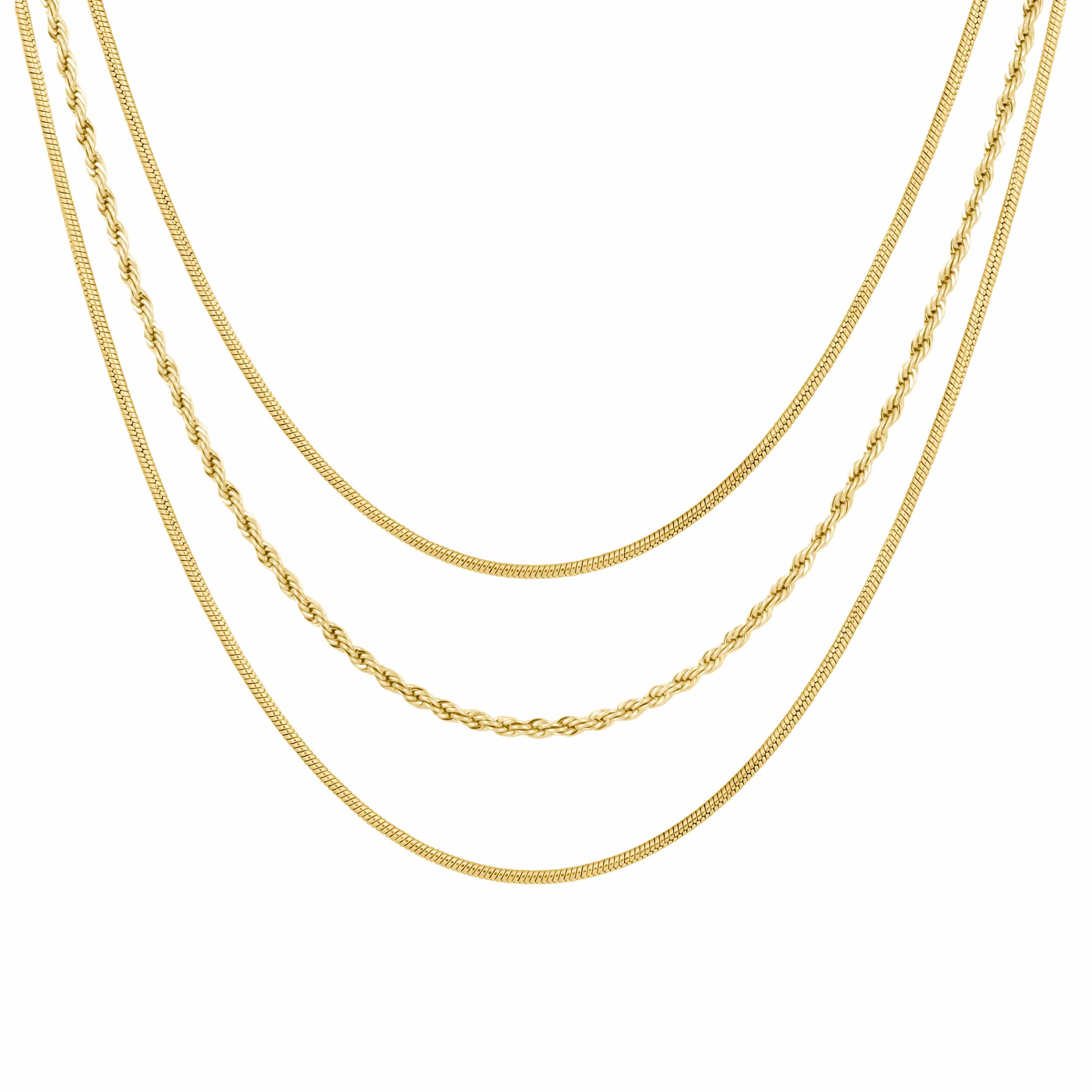 Bohomoon Stainless Steel Aria Layered Necklace