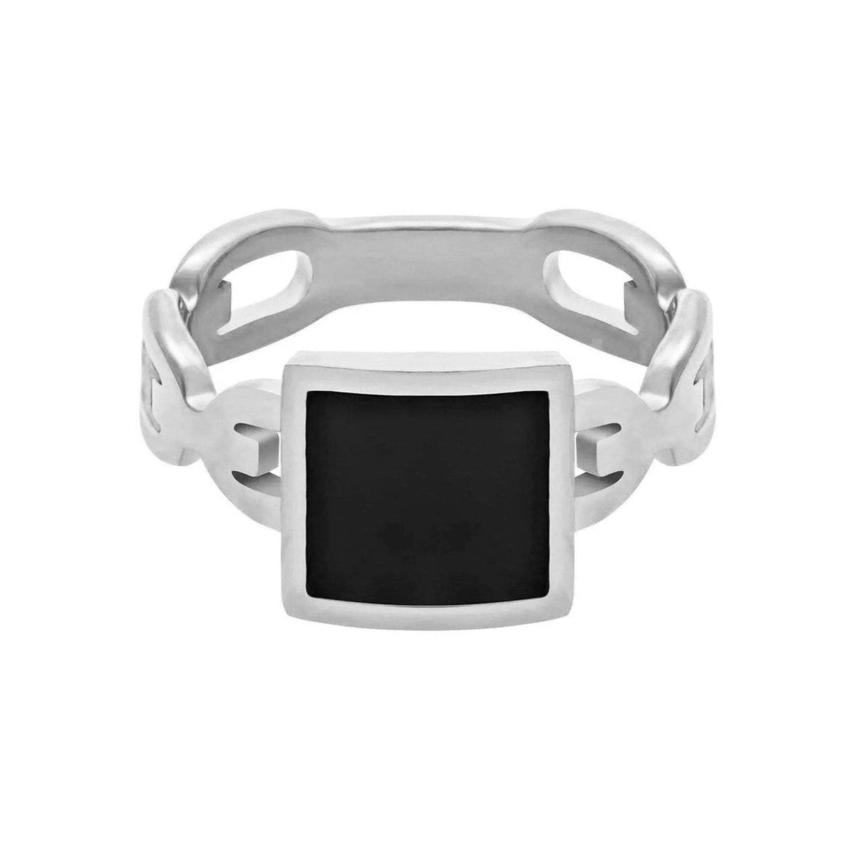 BohoMoon Stainless Steel Aria Ring Silver / US 4 / UK H / EUR 46 / (xxsmall)