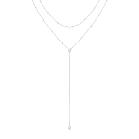 Bohomoon Stainless Steel Ashlyn Layered Lariat Necklace