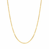 BohoMoon Stainless Steel Astrid Herringbone Necklace Gold