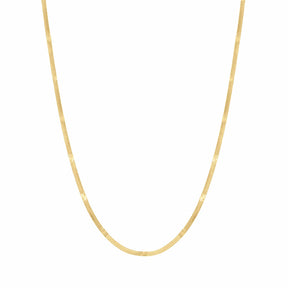 BohoMoon Stainless Steel Astrid Herringbone Necklace Gold