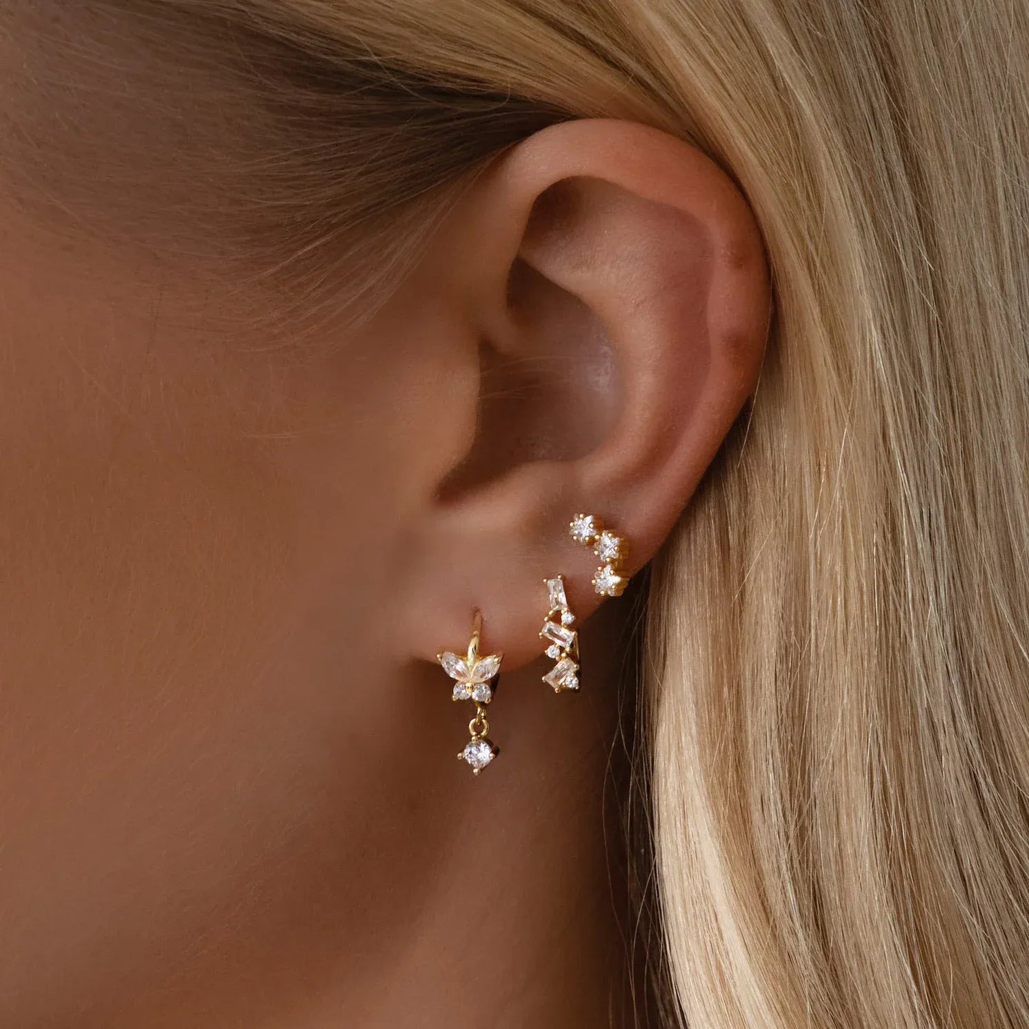 Bohomoon Stainless Steel Astrid Stud Earrings