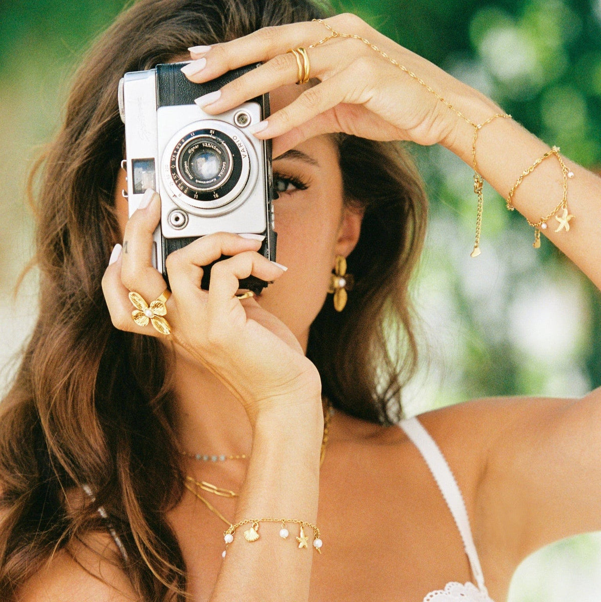 Bohomoon Stainless Steel Aurelie Pearl Ring