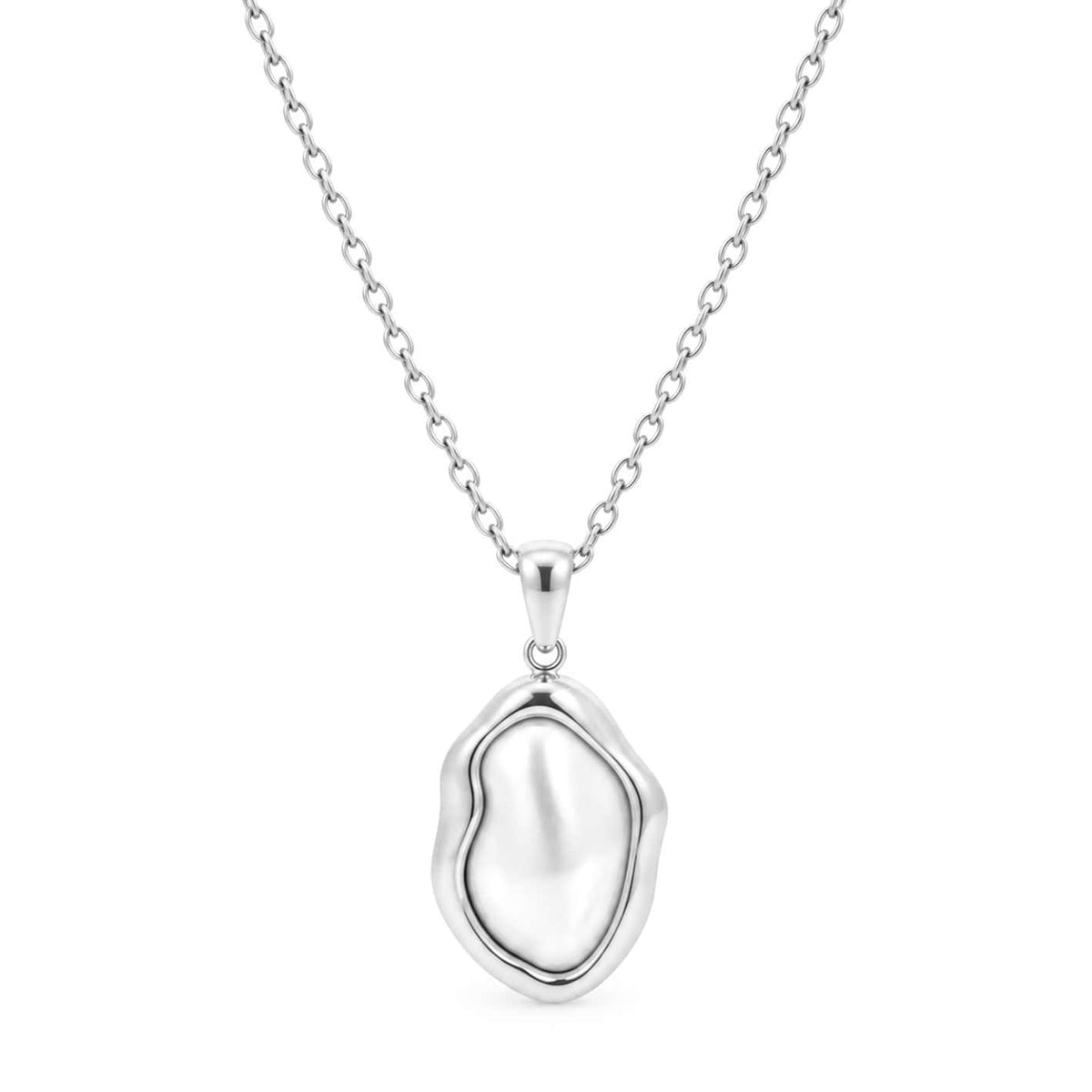 Bohomoon Stainless Steel Aveline Pearl Necklace