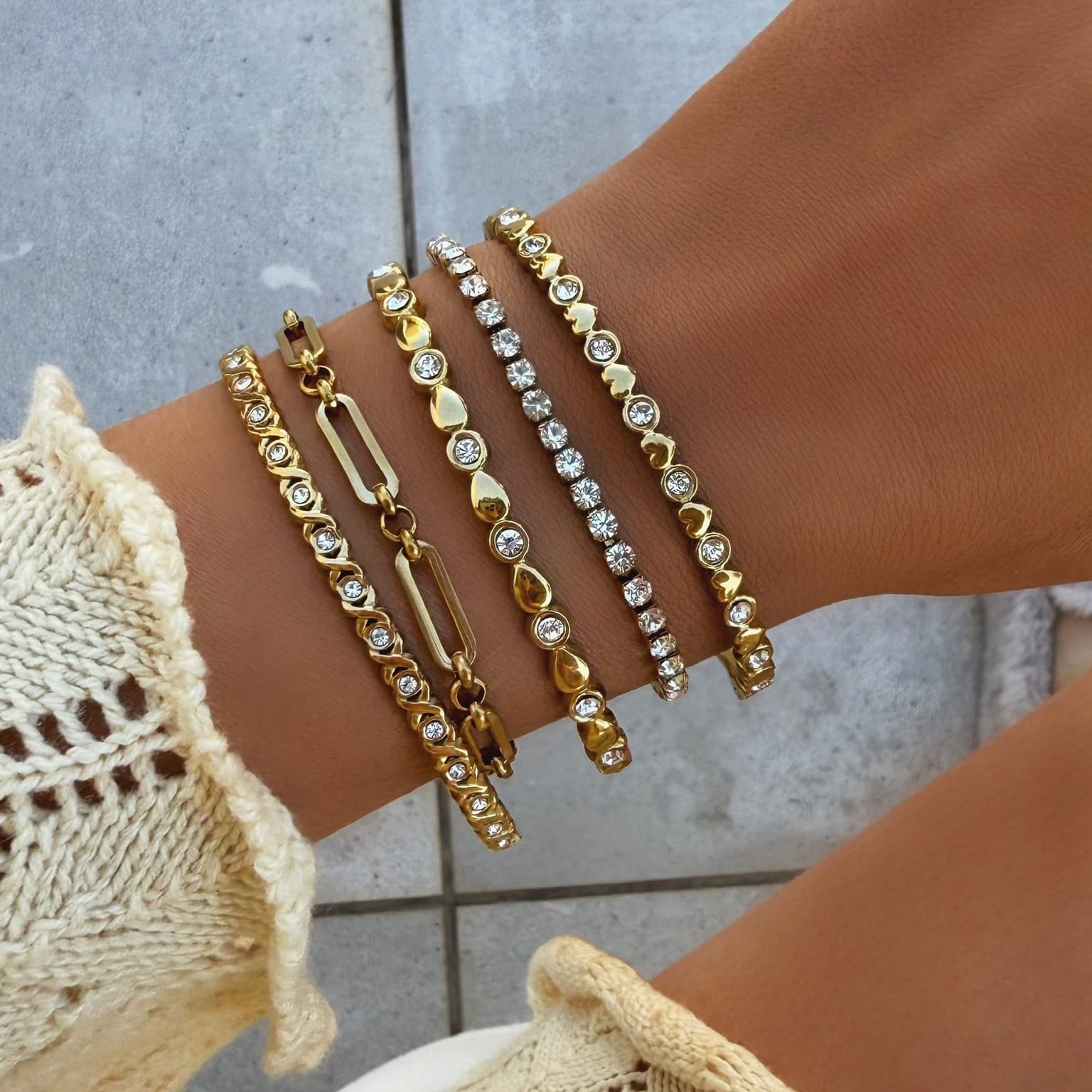 Bohomoon Stainless Steel Axel Bracelet