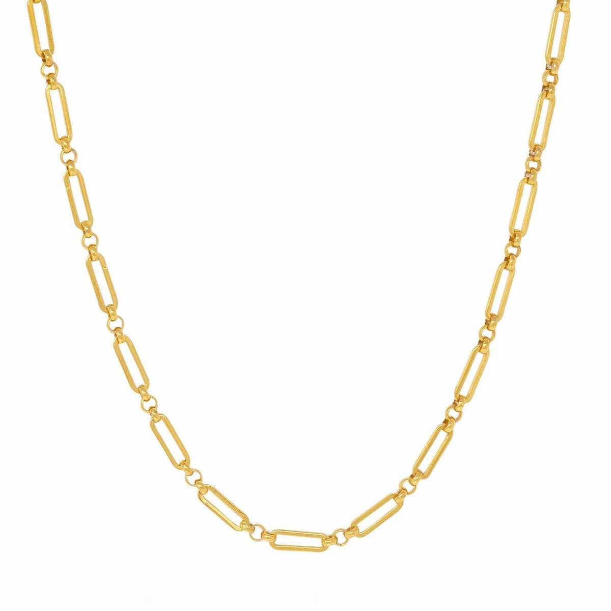 BohoMoon Stainless Steel Axel Chain Choker / Necklace Gold / Choker