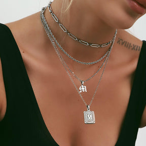 BohoMoon Stainless Steel Axel Chain Choker / Necklace
