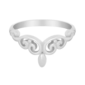 BohoMoon Stainless Steel Ballerina Ring Silver / US 7 / UK N / EUR 54 (medium)