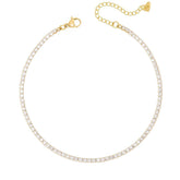 Bohomoon Stainless Steel Bardot Tennis Anklet