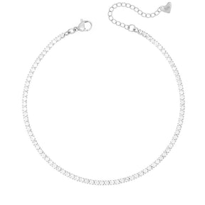 Bohomoon Stainless Steel Bardot Tennis Anklet