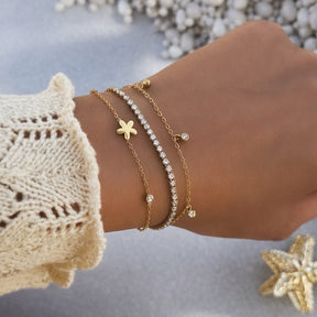 Bohomoon Stainless Steel Bardot Tennis Bracelet